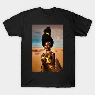 Golden tribal queen 1 T-Shirt